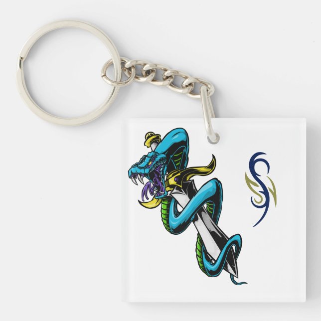 Venom Snake Keychain (Front)
