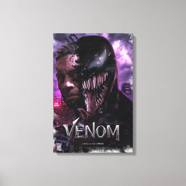 Venom / Tom Hardy Canvas Print (Front)