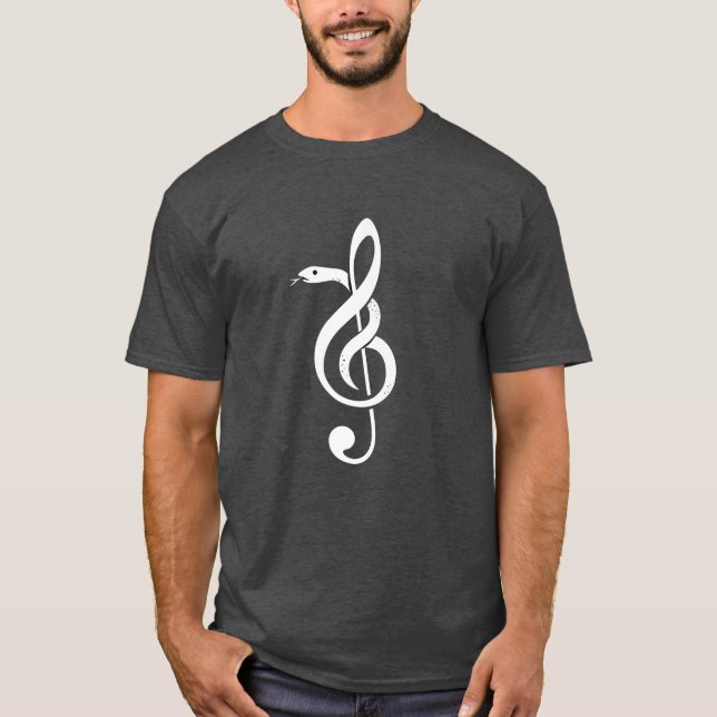 Venom & Vocals Serpent Music Symbol Shirt (Front)