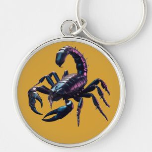 Venomous Black Scorpion Key Ring