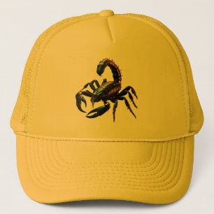 Venomous Black Scorpion Trucker Hat