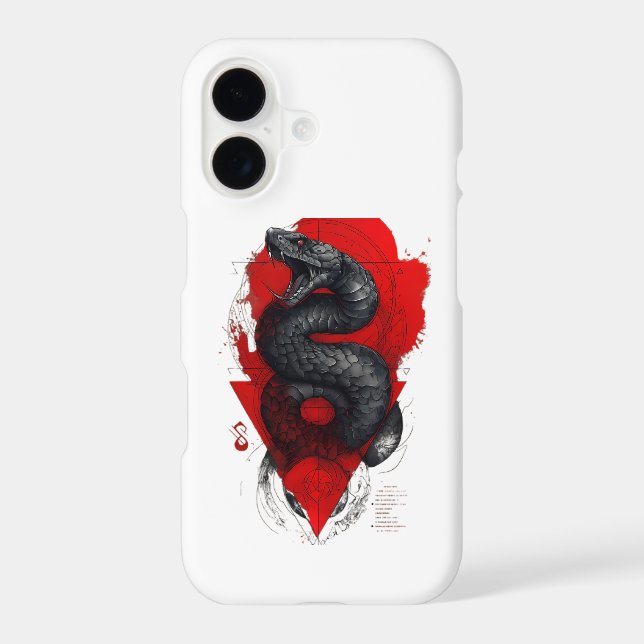 Venomous Snake Trash Polka Phone Case (Back)
