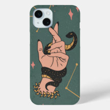Venomous Touch: Snake Hand Design Case
