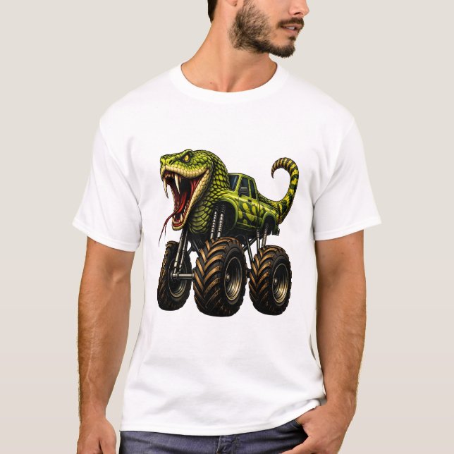 Venomous Viper Monster Truck T-Shirt (Front)