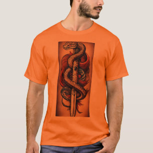 "Venomous Vogue: Snake-Inspired Fashion" T-Shirt
