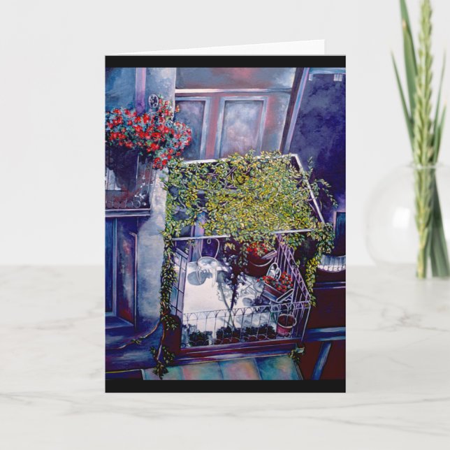 Ventian Afternoon greeting Card (Front)