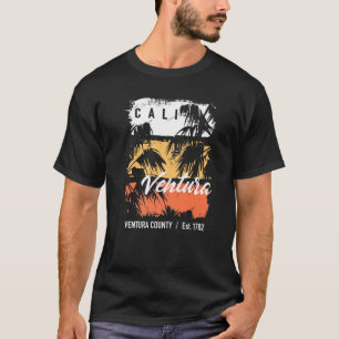 Ventura Beach California Surf Cali Surfing 70s T-Shirt