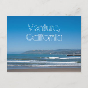 Ventura Beach, Distant View Postcard