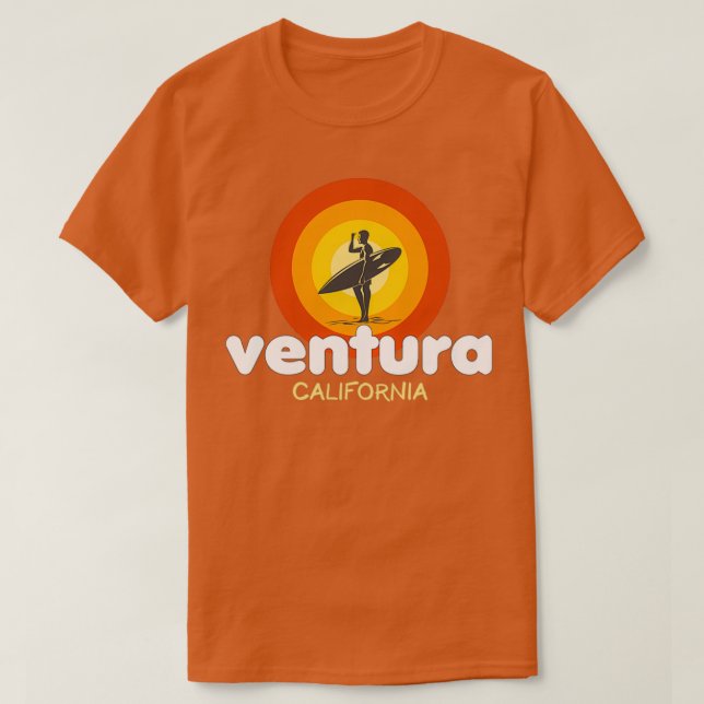 Ventura California Ventura Ca California Downtown  T-Shirt (Design Front)