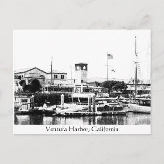 Ventura Harbour, California Postcard