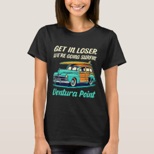 Ventura Point Surf California Girl Women Men Vinta T-Shirt
