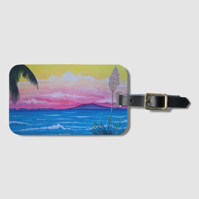 Ventura Sunset Luggage Tag (Front Horizontal)