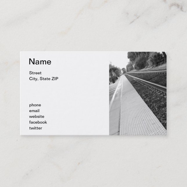 Ventura Train Station Business Card (Front)