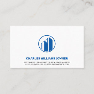Venture Capitalist Corporate Logo Business Card