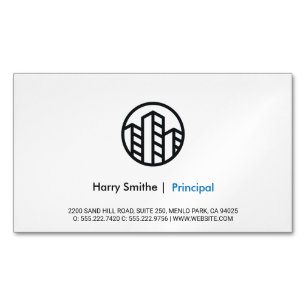 Venture Capitalist Corporate Magnetic Business Card
