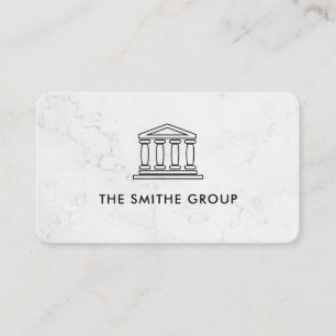 Venture Capitalist Corporate Marble Business Card