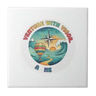 Venture with Vigour – Bold Spirit Tee Tile