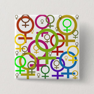 Venus 15 Cm Square Badge