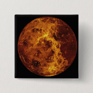 Venus 3 15 cm square badge
