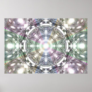 Venus and Earth Orbits Per Martineau Poster