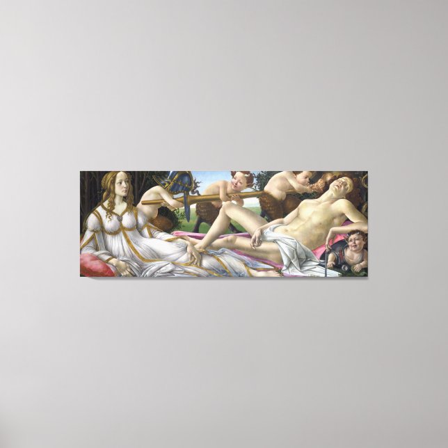 Venus and Mars by Sandro Botticelli Canvas Print (Front)