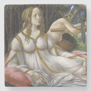 Venus and Mars by Sandro Botticelli Stone Coaster