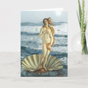 Venus at the Beach greeting card