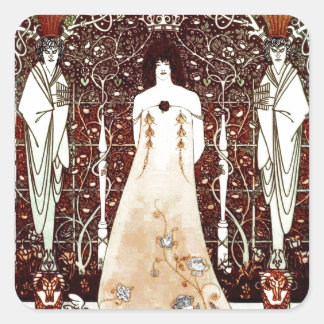 Venus Between Terminal gods Square Sticker