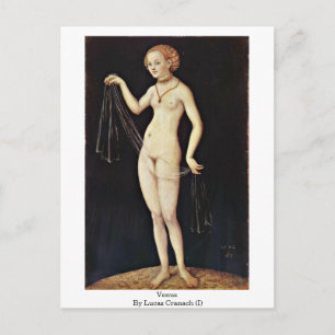 Venus By Lucas Cranach (I) Postcard