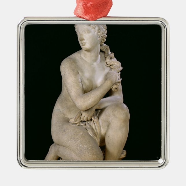 Venus Crouching, 1686 Metal Tree Decoration (Front)