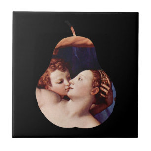 Venus Cupid Folly and Time by Bronzino Tile