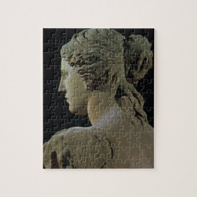 Venus de Milo, detail of the back of the head, Hel Jigsaw Puzzle (Vertical)