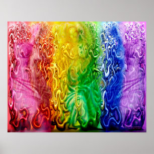 Venus de Rainbow Poster