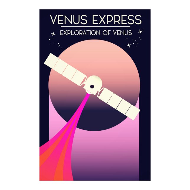 Venus Express Exploration of Venus Photo Print (Front)