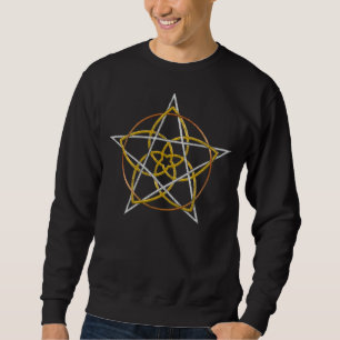 Venus Flower Pentagram - TriColor Sweatshirt