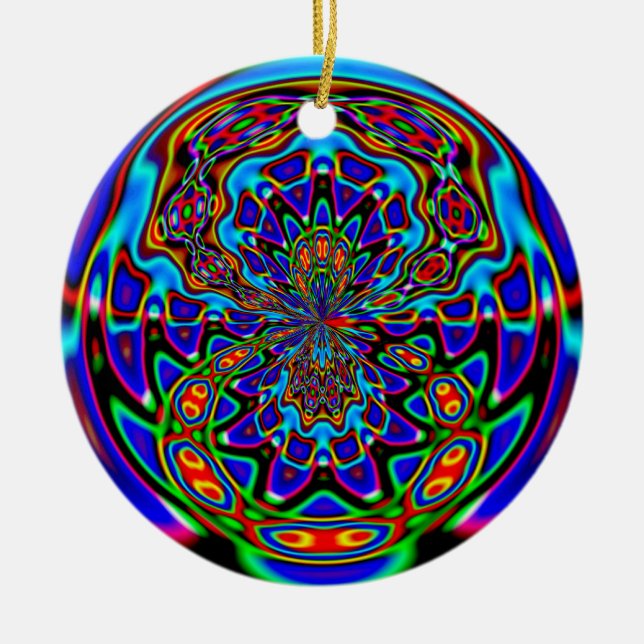 Venus Fly Trap Ceramic Tree Decoration (Front)