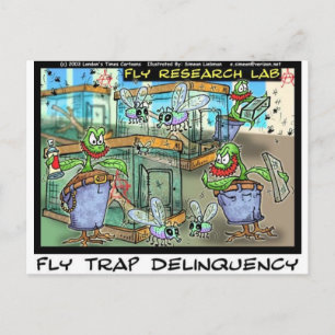 Venus Fly Trap Deliquency Funny Rick London Gifts Postcard