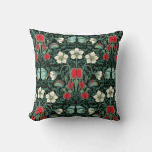 Venus Flytrap and Blue Butterfly Cushion
