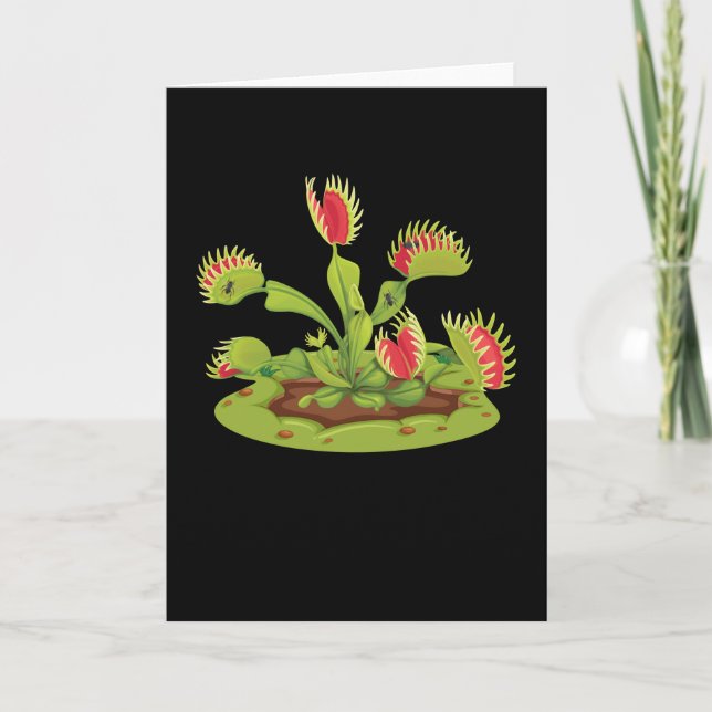 Venus Flytrap Carnivorous Card (Front)