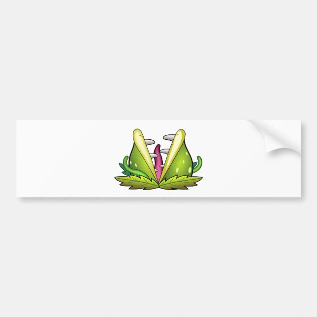venus flytrap monster bumper sticker (Front)