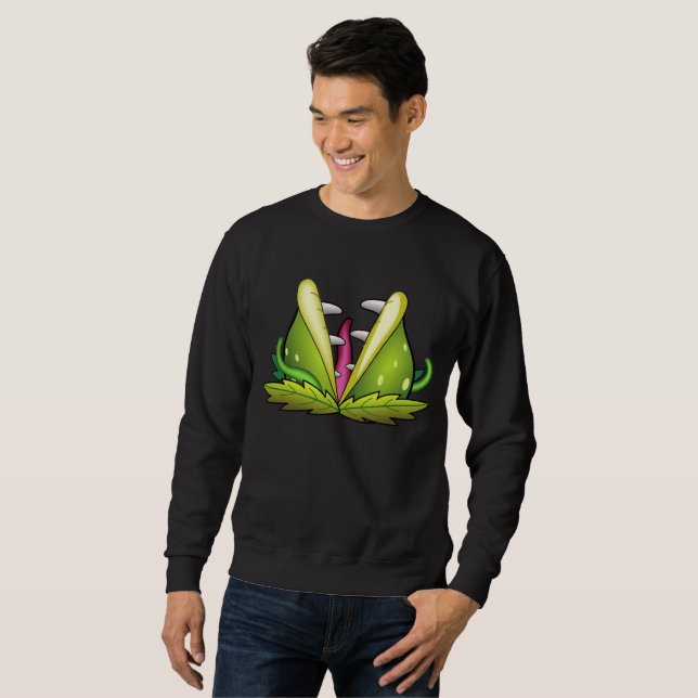 venus flytrap monster mens sweatshirt (Front Full)