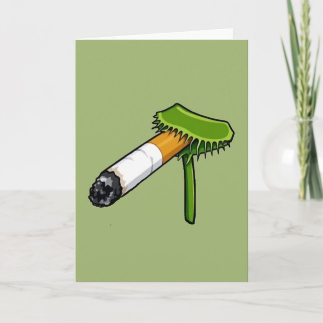Venus Flytrap Plant With Cig Card (Front)