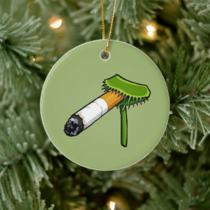 Venus Flytrap Plant With Cig Ceramic Tree Decoration