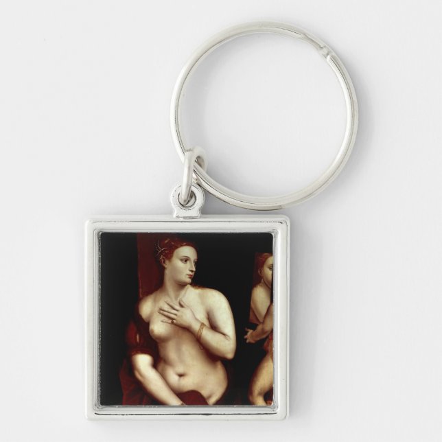 Venus in Front of the Mirror Key Ring (Front)