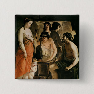 Venus in Vulcan's Forge, 1641 15 Cm Square Badge