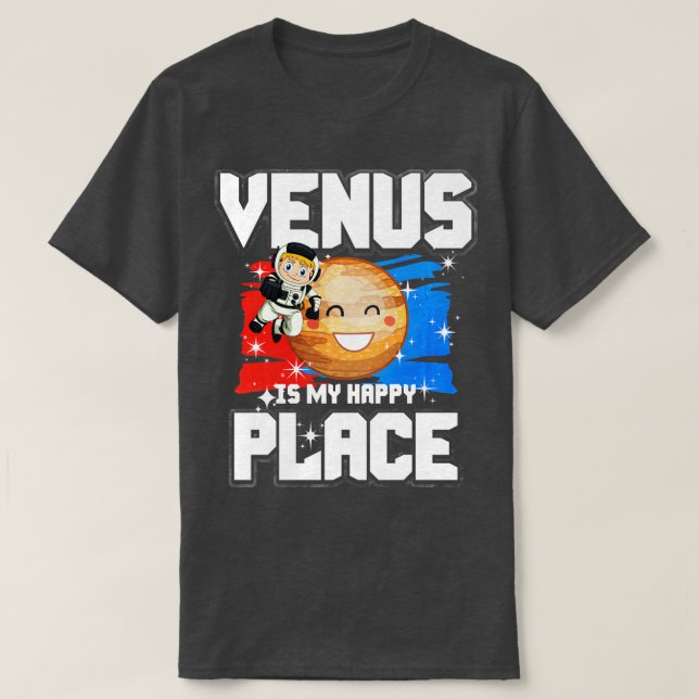 Venus Is My Happy Place Long Sleeve  T-Shirt (Design Front)
