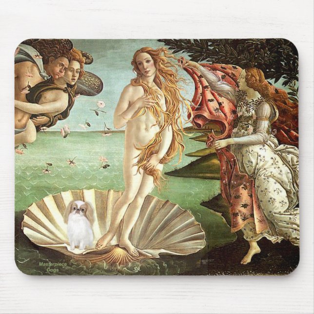 Venus - Japanese Chin (L1) Mouse Pad (Front)