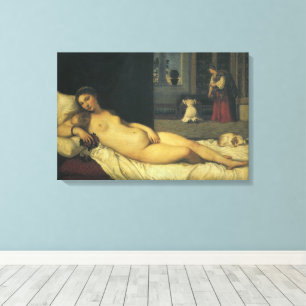 Venus of Urbino by Titian, Renaissance Art Canvas Print