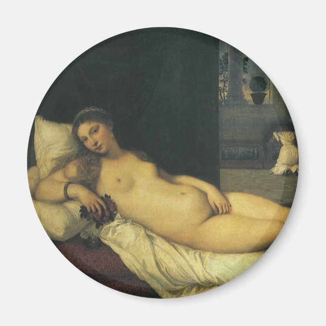Venus of Urbino by Titian, Renaissance Art Magnet (Front)