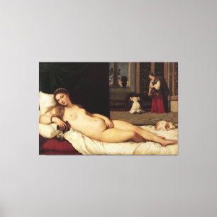 Venus of Urbino Titian 1538 Venice Canvas Print